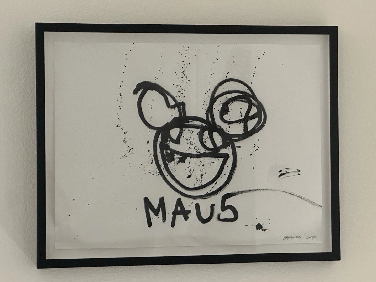 Gregory Siff Original "Deadmaus" Signed Framed – detail view 2
