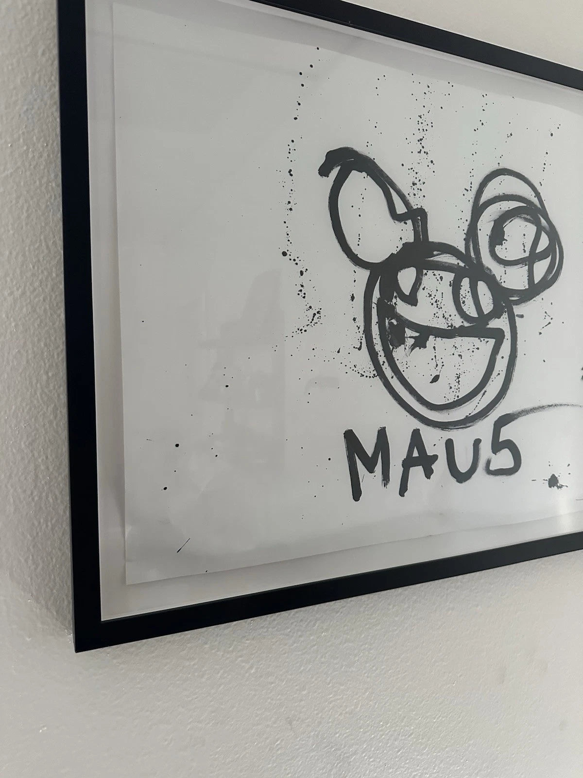 Gregory Siff Original "Deadmaus" Signed Framed – detail view 3