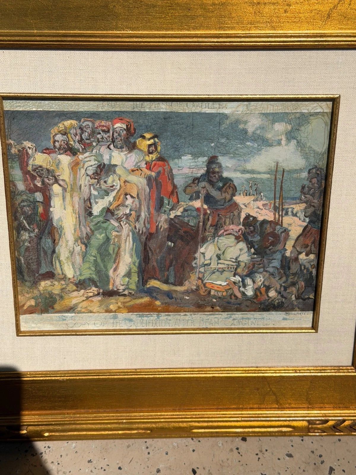 Karl Yens 1868-1945 California Impressionist Oil Painting On Board – detail view 3