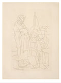RARE ORIGINAL AUTHENTIC PABLO PICASSO (SPANISH, 1881-1973) ETCHING FRAMED 1934