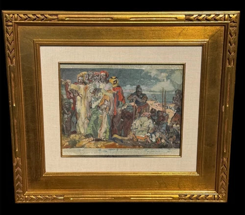 Karl Yens 1868-1945 California Impressionist Oil Painting On Board